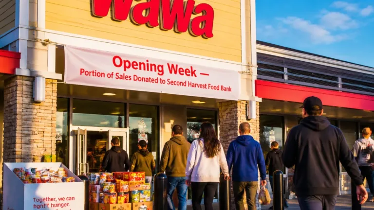 Wawa opens fourth Tennessee location in Murfreesboro, pledges donations to food bank