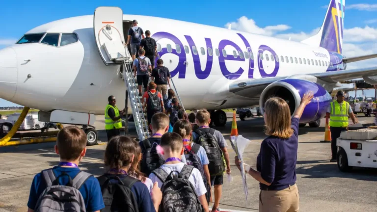 Wilmington students take flight on Avelo trip exposing middle-schoolers to aviation careers