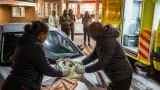 Couple reunited with hospital staff after baby born in hospital car park at 02:00