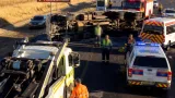 N12 near Potchefstroom briefly closed after truck overturns near Worsfontein