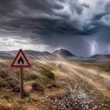 SA Weather Service warns of severe thunderstorms and fire danger as cut-off low moves in