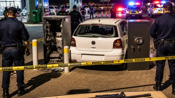 Four held after shootout and high-speed chase in Pretoria