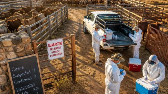 Free State records one new FMD case as province surpasses 1.66 million cattle vaccinations