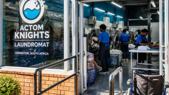 Germiston friends open Siyakhona Differently laundromat to employ differently abled workers
