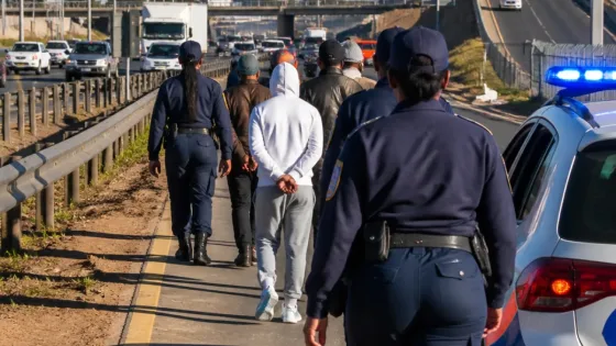 Kempton Park: 14 arrested in freeway pedestrian operation on R21 and R23