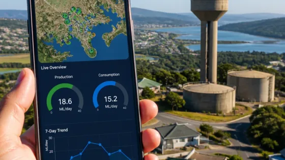 Knysna launches real-time Digital Water Tower dashboard to monitor water use