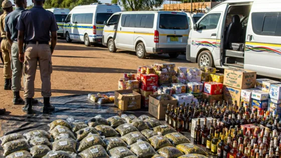 Musina operation seizes R525,000 of dagga and leads to 62 arrests of undocumented migrants