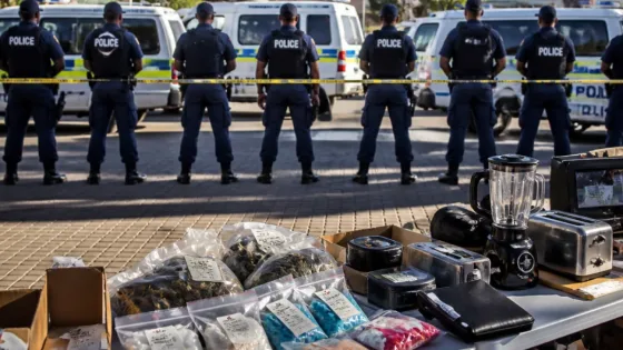 Oudtshoorn police make nine arrests in multi‑day drug and property operation