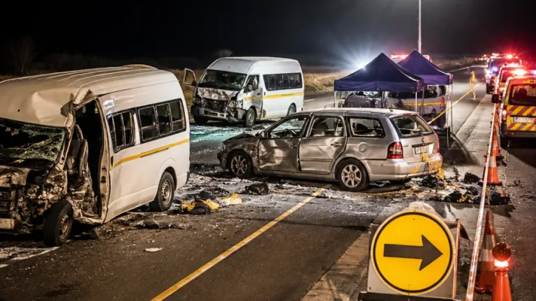 At least 21 killed in multi‑vehicle crash on N1 between Prince Albert and Leeu‑Gamka