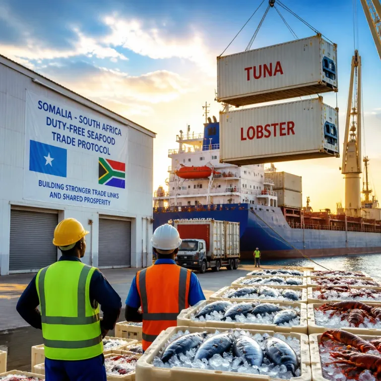 Somalia to begin duty-free fish exports to China next month under new trade protocol