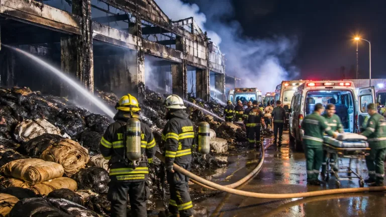 Butterworth factory blaze destroys 80% of premises; owner suffers burns