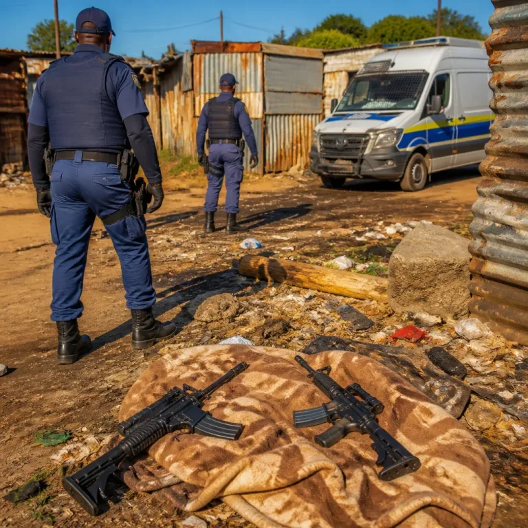 SAPS rifles recovered in Germiston after Reiger Park killings; person of interest detained