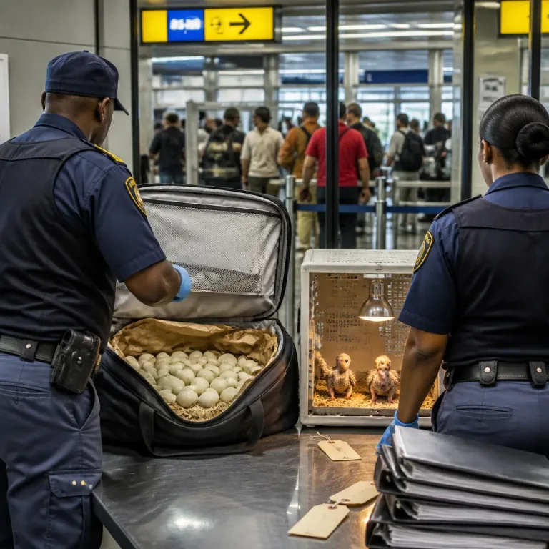 Thai national arrested at OR Tambo after 50 parrot eggs seized; chicks hatch under vet care