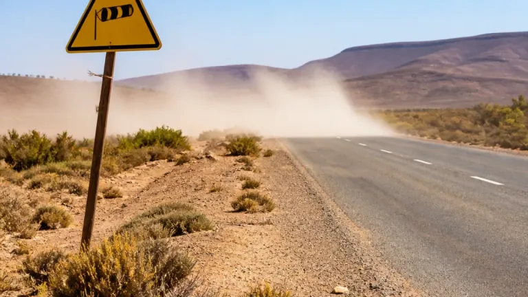 Damaging winds warning for parts of Northern Cape as cold, dry conditions persist