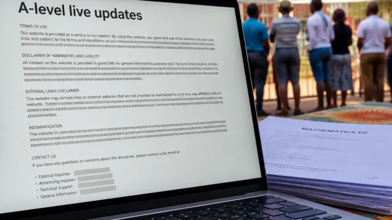 East London readers reminded of need for local exam coverage after UK site shows only legal notices