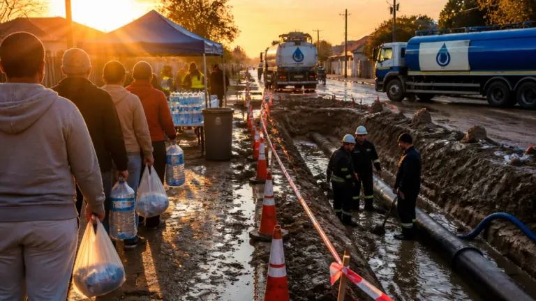 East London: Thousands hit by water cuts after multiple main bursts in UK borough