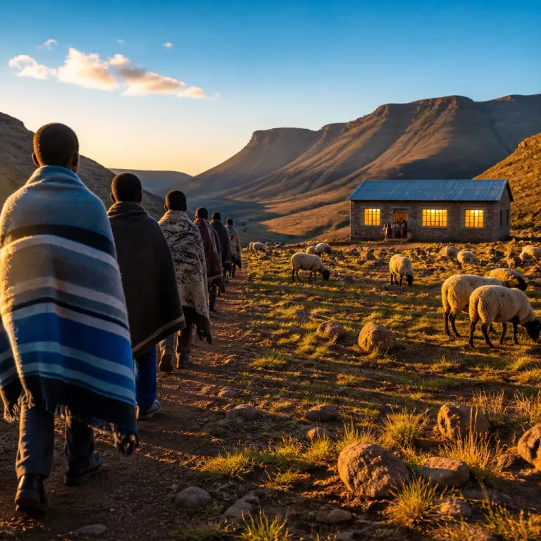 Night school offers lifeline to Lesotho shepherds who miss day schooling