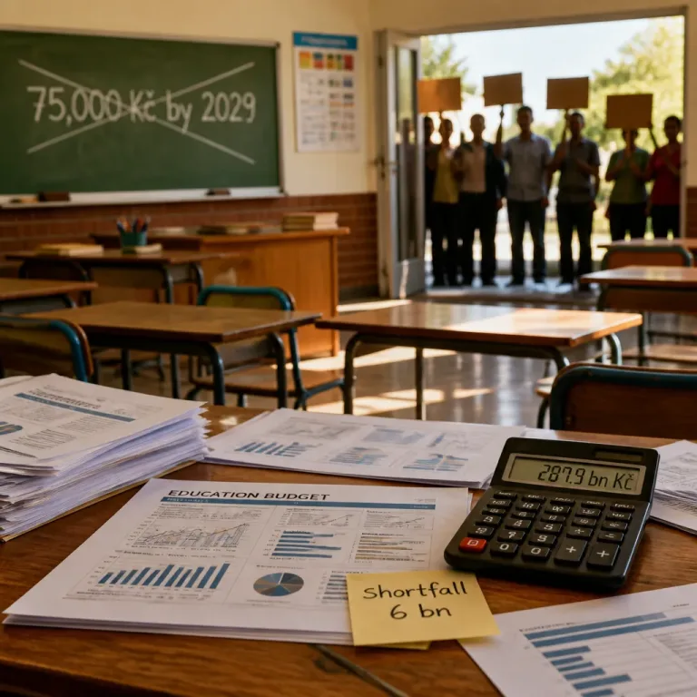 Draft Czech school budget falls short, teachers warn of cuts and pay shortfall