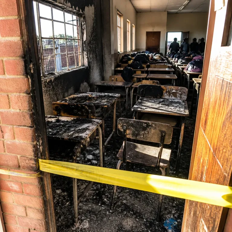 Gauteng MEC condemns arson of desks at overcrowded Eastbank High amid severe furniture shortfall