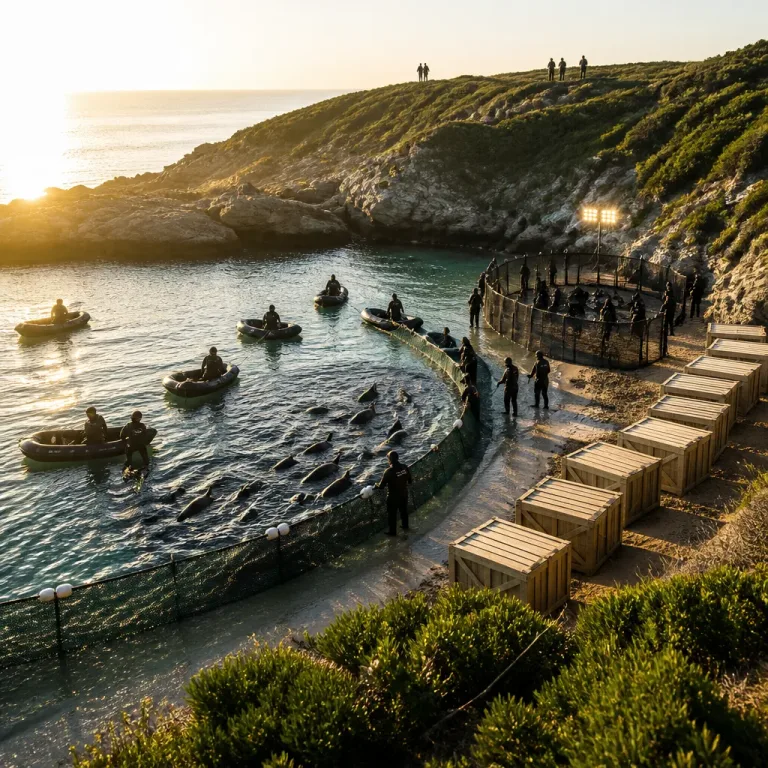 How Taiji’s dolphin hunts feed the global entertainment trade in captive dolphins