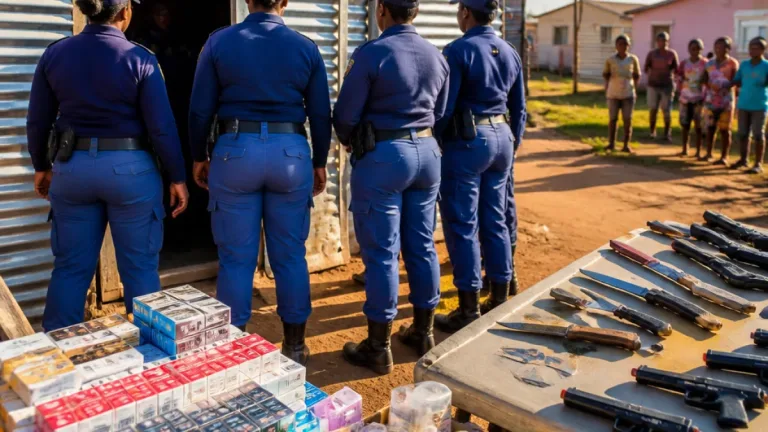 Female officers lead Operation Basadi in Villa Nora: 109 arrested, shebeens closed