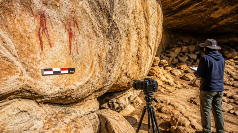 First stencilled rock art in southern Africa found in Mpumalanga shelter near Carolina