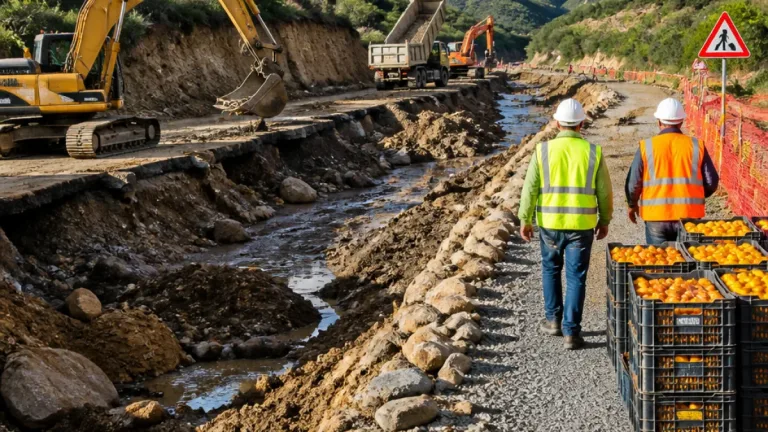 Flood-damaged R62 repair work under way, contractor to finish within three months