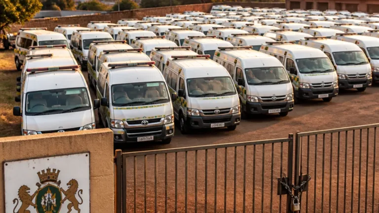 Forty-one Johannesburg ambulances worth about R41m idle for six years as provincial licence awaits decision