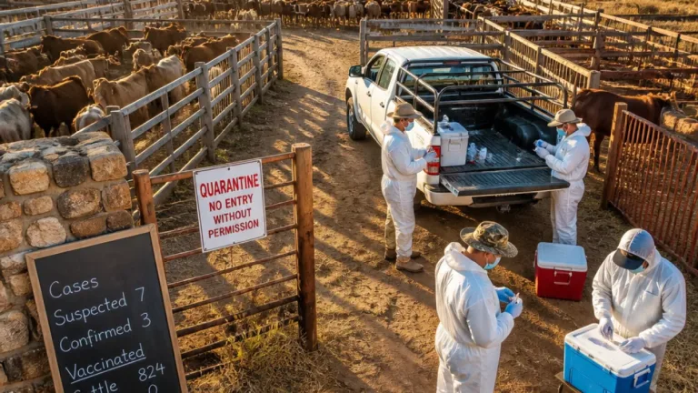 Free State records one new FMD case as province surpasses 1.66 million cattle vaccinations