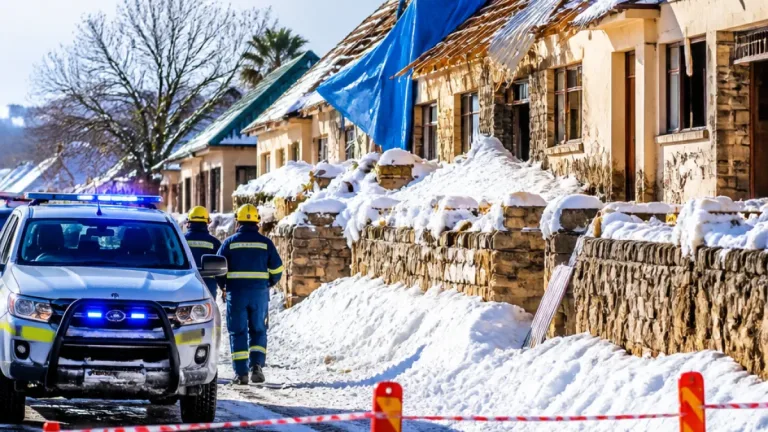 Free State urged to stay vigilant as heavy snow, wind and rain disrupt roads and damage homes