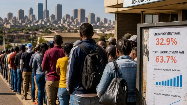 Gauteng employment dips again as national unemployment climbs to 33.6%