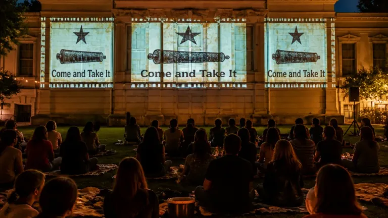 Gonzales memorial projects new film nightly, reframing ‘Come and Take It’ story