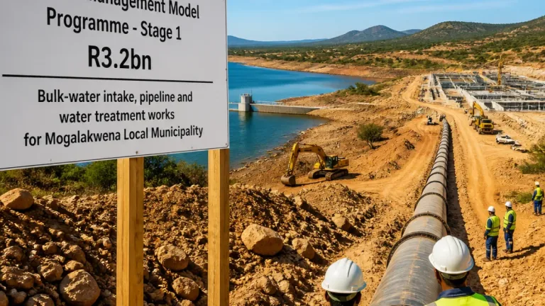 Government secures R3.2bn loan to fast-track bulk water supply for Mogalakwena