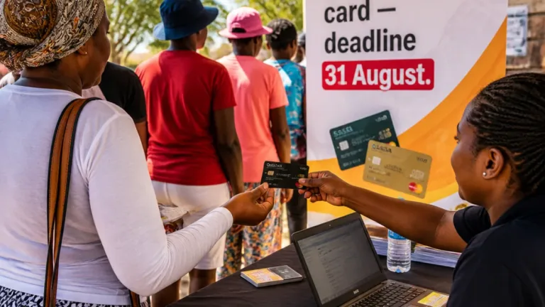 Grant beneficiaries urged to swap gold Sassa cards for new Postbank cards before 31 August