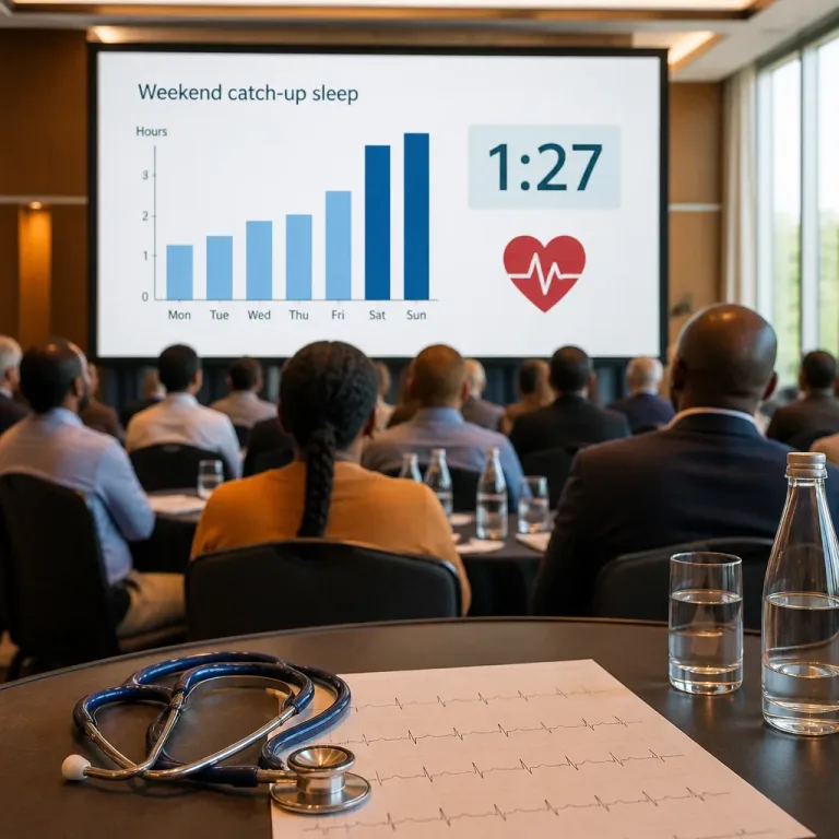Modest weekend lie-ins linked to lower blood pressure, study presented at cardiology congress