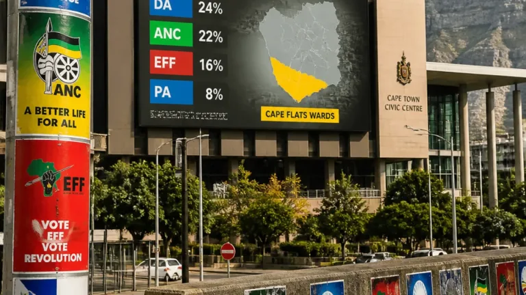 Ipsos poll shows DA majority in Cape Town at risk as PA and ANC gain ground