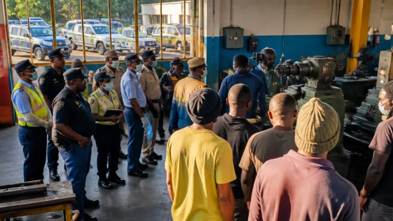 Labour inspectors find safety breaches and undocumented workers during Hammersdale factory raids