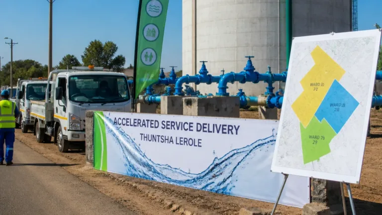 Mahikeng communities to benefit as Thuntsha Lerole speeds up water delivery