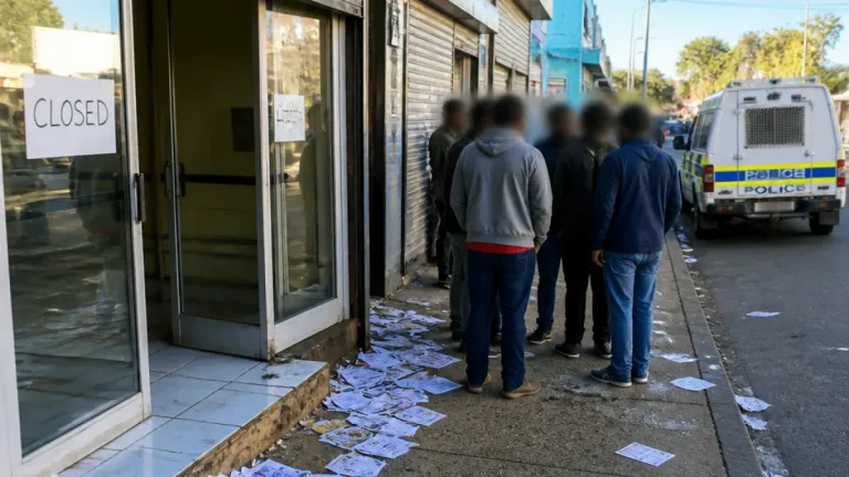 March and March protesters close foreign‑owned shops in Qonce as crowdfunding stalls
