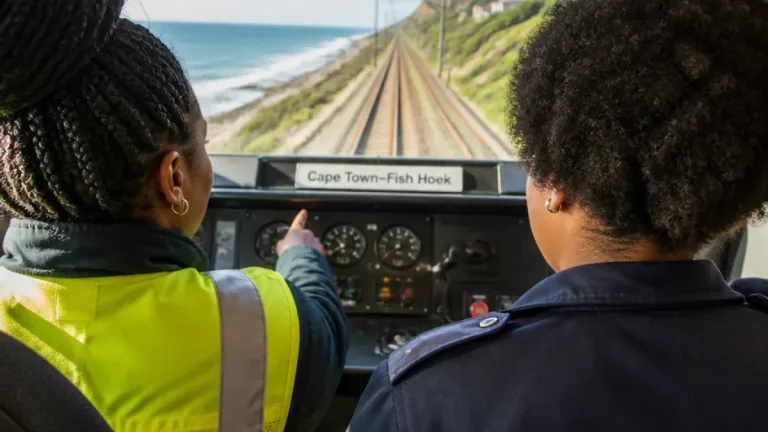 Minister joins female train driver on Cape Town–Fish Hoek service, highlights role of women in rail