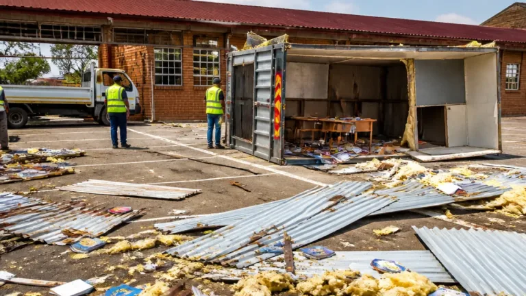 More than 20 North West schools damaged as strong winds rip roofs and mobile classrooms
