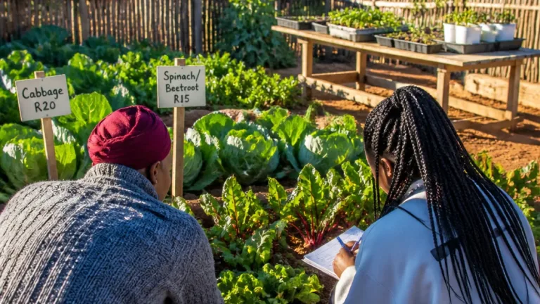 Mthatha pensioner turns backyard garden into source of food, income and training