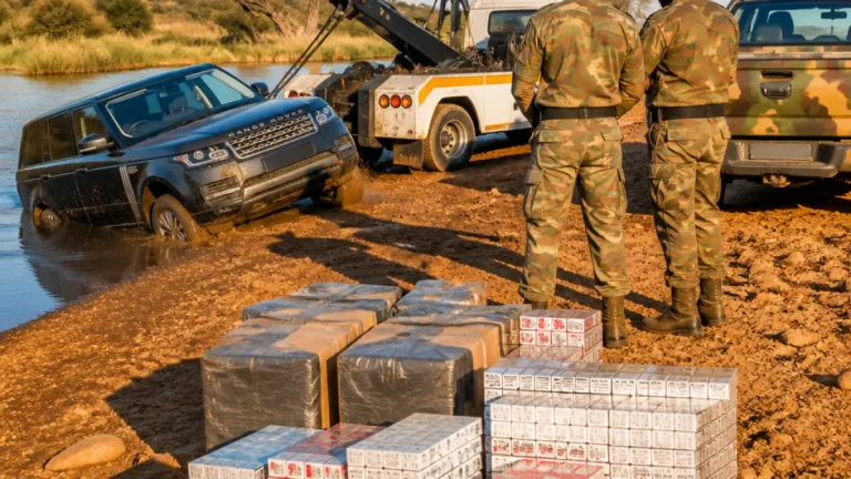 Musina: SANDF recovers three stolen luxury vehicles and large cigarette consignments during border operations