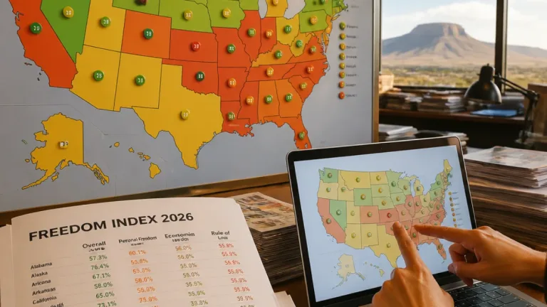 New Cato index finds no US state scored above 76% in latest freedom rankings