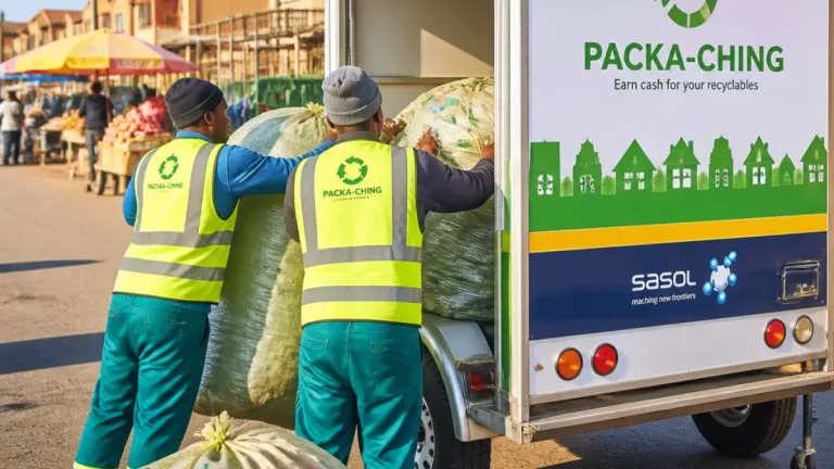 New Packa‑Ching mobile unit boosts recycling jobs and payments in KwaMashu