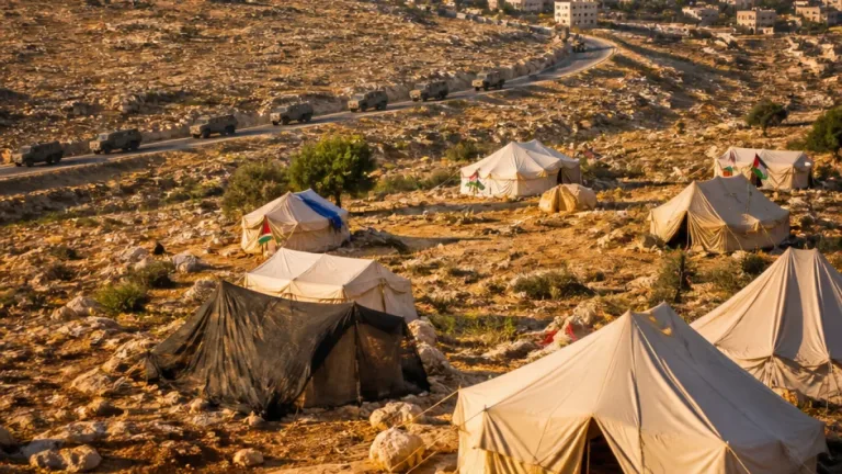 New settler outpost tents erected near Ramallah as raids and sieges continue across West Bank