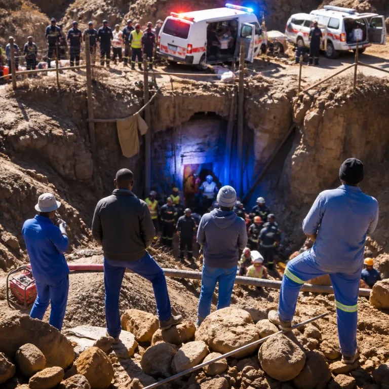 At least 14 illegal miners killed in rockfall at disused Rustenburg shaft