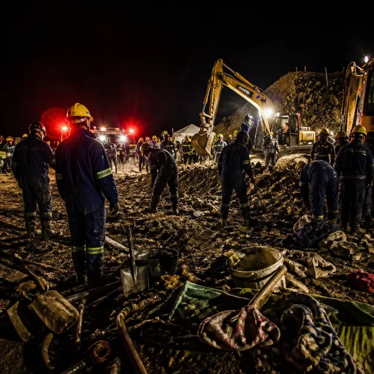 Mine dump collapse near Rustenburg kills at least 14, search for more continues
