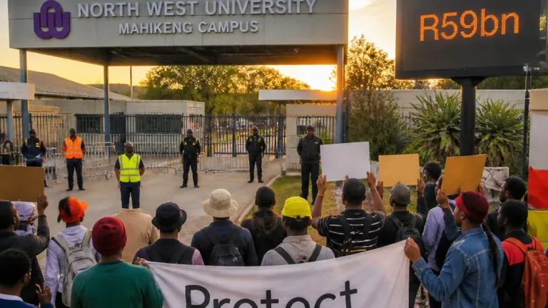 NWU deputy VC warns student protests must not threaten learning as R59bn debt bites