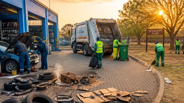 Phalaborwa residents call for action as public spaces fill with litter and informal mechanics